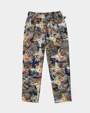 Metro Splattered Paint Women's Belted Tapered Pants